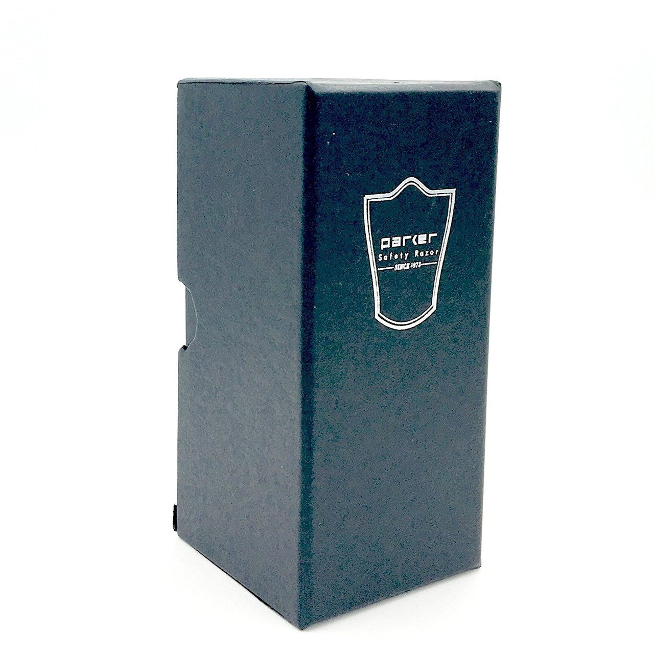 Parker Black Handle Silvertip Badger Shaving Brush and Stand
