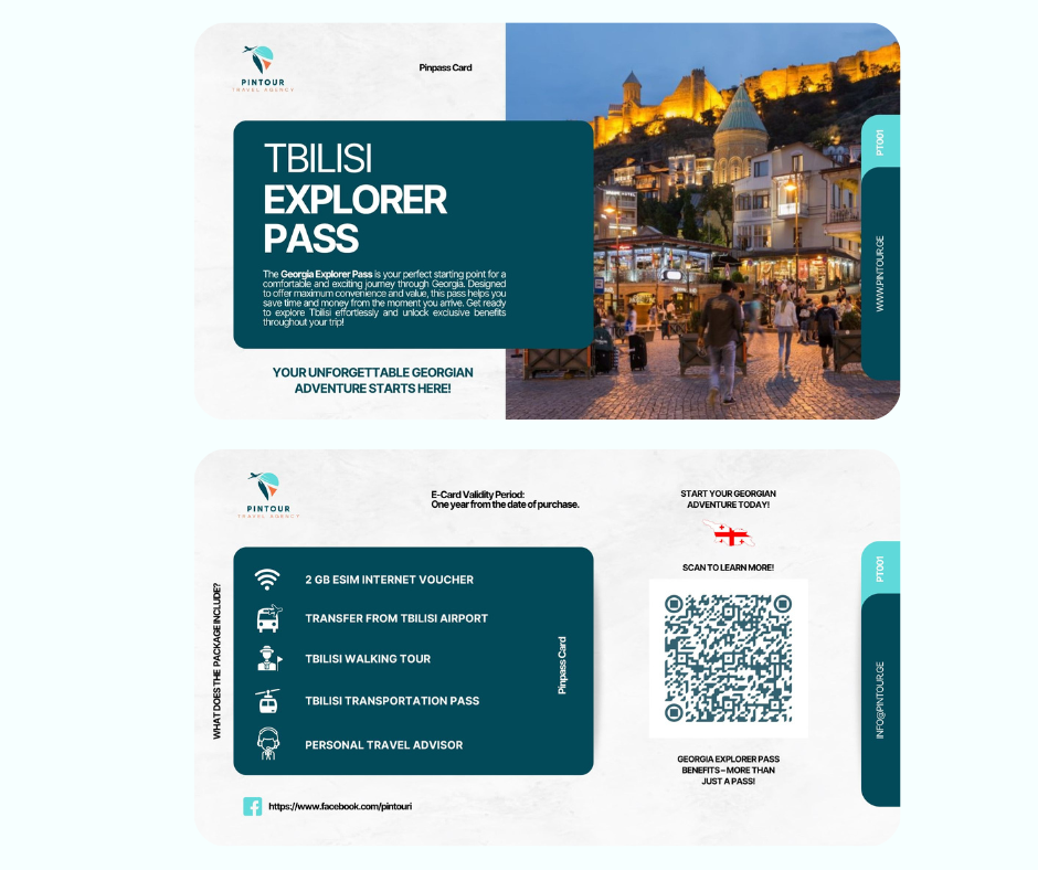 Tbilisi Explorer Pass-ით თქვენი თავგადასავალი იწყება!